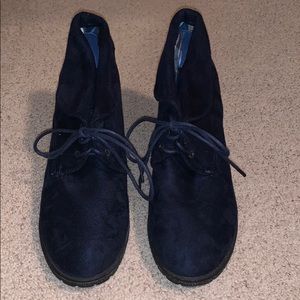 Unique heeled booties